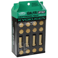 Project Kics 12x1.25 50mm Kyokugen Pack - Gold (20 Pcs)