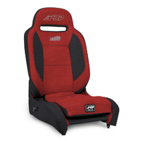 PRP Enduro Elite Reclining Suspension Seat (Driver Side)- Red/Black