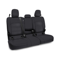 PRP 2020+ Jeep Gladiator JT Rear Bench Cover with Leather Interior - All Black