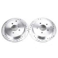 Power Stop 02-07 Buick Rendezvous Rear Evolution Drilled & Slotted Rotors - Pair