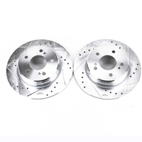 Power Stop 04-08 Chrysler Crossfire Rear Evolution Drilled & Slotted Rotors - Pair