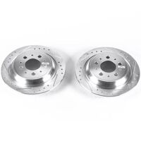 Power Stop 99-00 Volvo S70 Rear Evolution Drilled & Slotted Rotors - Pair