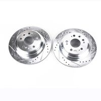Power Stop 05-12 Acura RL Rear Evolution Drilled & Slotted Rotors - Pair