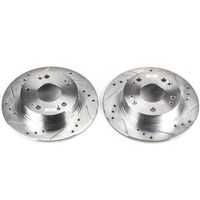 Power Stop 04-08 Acura TSX Rear Evolution Drilled & Slotted Rotors - Pair