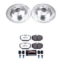 Power Stop 99-04 Land Rover Discovery Rear Z26 Street Warrior Brake Kit w/Calipers