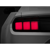 Raxiom 15-22 Ford Mustang Profile LED Tail Lights - Gloss Black Housing (Smoked Lens)