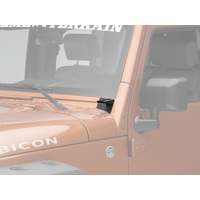 Raxiom 07-18 Jeep Wrangler JK Axial Series Windshield Pillar Mounted Light Brackets
