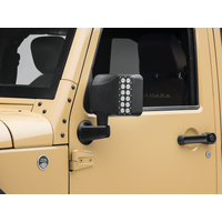 Raxiom 07-18 Jeep Wrangler JK Off-Road LED Manual Mirrors w/ Turn Signals