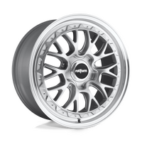 Rotiform R155 LSR Wheel 19x8.5 5x112 45 Offset - Gloss Silver Machined