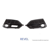 Revel GT Dry Carbon Front Fog Light Covers (Left & Right) 17-18 Honda Civic Type-R - 2 Pieces
