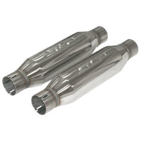 SLP Exhaust LoudMouth 2.5in Inlet / Outlet Bullet-Type Resonator