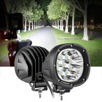 4 inch Round LED Driving/Spot Lights White/Amber