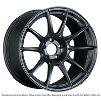 SSR GTX01 18x9.5 5x114.3 22mm Offset Flat Black Wheel Evo 8 9 X / G35 / 350z / 370z