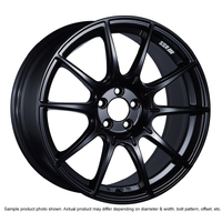 SSR GTX01 18x9.5 5x114.3 40mm Offset Flat Black Wheel