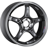 SSR GTX03 17x7.0 5x114.3 53mm Offset Black Graphite Wheel