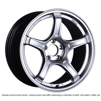 SSR GTX03 18x10.5 5x114.3 12mm Offset Platinum Silver Wheel