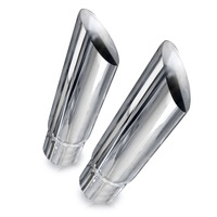 Stainless Works Slash Cut Exhaust Tips 2.25in ID Inlet