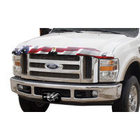 Stampede 2000-2005 Ford Excursion Vigilante Premium Hood Protector - Flag
