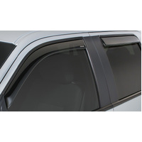 Stampede 2002-2006 Chevy Avalanche 1500 Crew Cab Pickup Snap-Inz Sidewind Deflector 4pc - Smoke