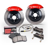StopTech 65-83 Porsche 911 Level 1 Street Rear BBK w/ Yellow ST42 Calipers 290X24 Slotted Rotors