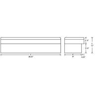 Tradesman Steel Side Bin Truck Tool Box (48in.) - White