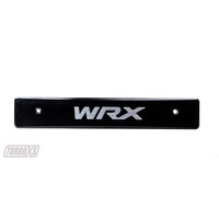 Turbo XS 08-14 Subaru WRX/STi Billet Aluminum License Plate Delete Black Machined WRX Logo