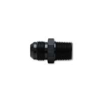 Vibrant -10AN to 3/8in NPT Straight Adapter Fitting - Aluminum