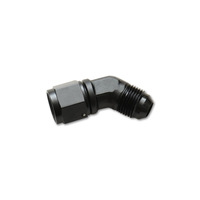 Vibrant -12AN Female to -12AN Male 45 Degree Swivel Adapter Fitting