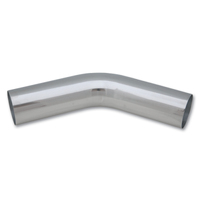 Vibrant 4.5in OD T6061 Aluminum Mandrel Bend 45 Degree - Polished