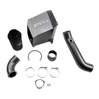 Wehrli 2001-2004 LB7 Duramax 4in Intake Kit with Air Box Stage 2 Gloss Black