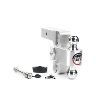 Weigh Safe 180 Hitch 6in Drop Hitch & 2.5in Shank (10K/18.5K GTWR) w/WS05 - Aluminum
