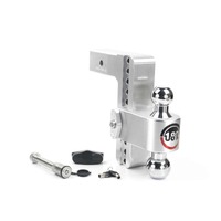 Weigh Safe 180 Hitch 8in Drop Hitch & 2.5in Shank (10K/18.5K GTWR) w/WS05 - Aluminum