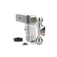 Weigh Safe 180 Hitch 6in Drop Hitch & 3in Shank (10K/21K GTWR) - Aluminum