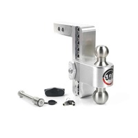 Weigh Safe 180 Hitch 8in Drop Hitch & 2in Shank (10K/12.5K GTWR) w/WS05 - Aluminum