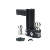 Weigh Safe 8in Drop Hitch w/Built-in Scale & 2.5in Shank (10K/22K GTWR) - Steel