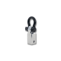 Weigh Safe Towing Recovery - Black Hard Shackle Hitch w/Aluminum Body