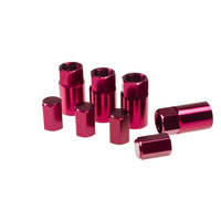 Wheel Mate Aluminum TPMS Valve Stem Cover - Red Anodize