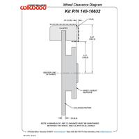 Wilwood 2014+ Polaris RZR XP 1000 Front Kit 11.25in - Red