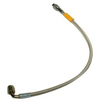 Wilwood 14in OAL Flexline -3 Hose to -3 Female 90 Degree End